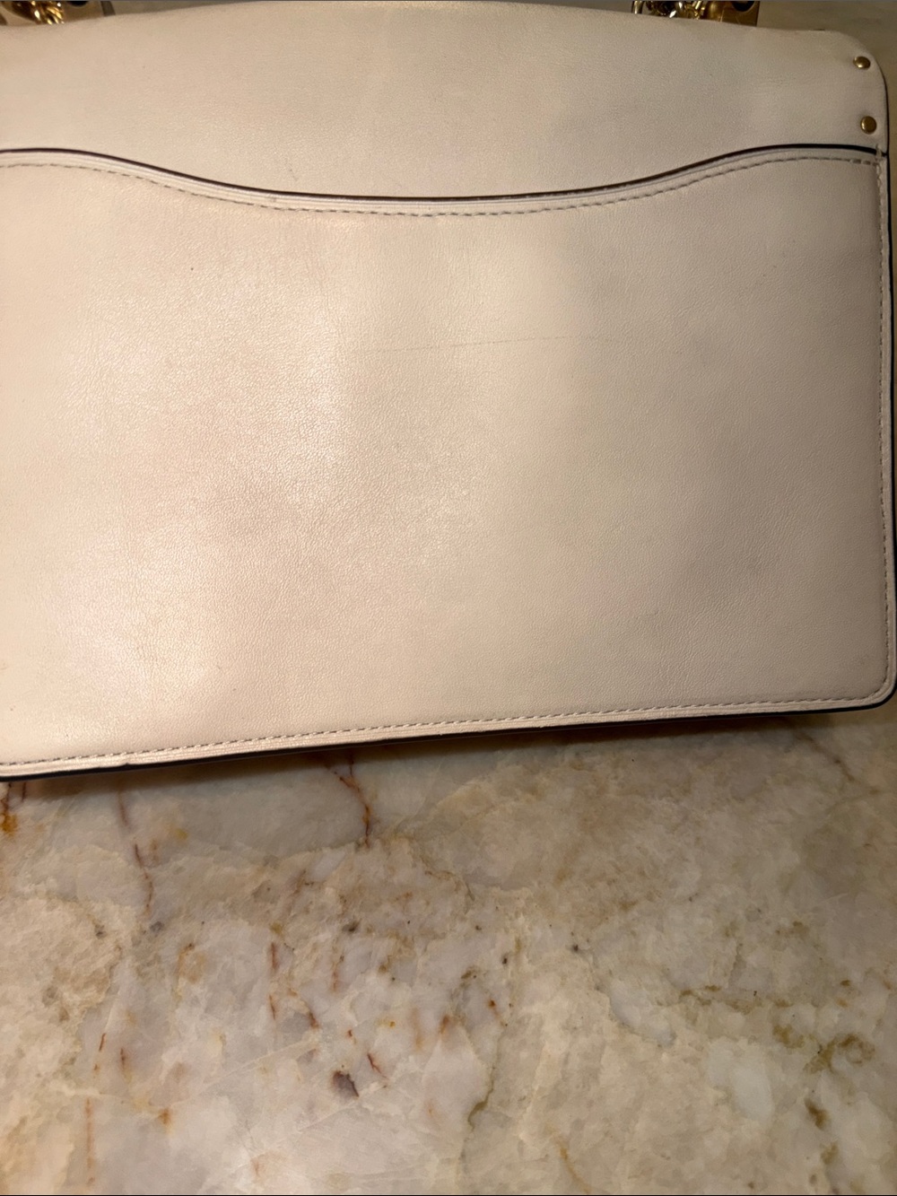 COACH -Klare crossbody. Soft, beige and khaki-Blended Item/snake skin trims - Picture 7 of 9